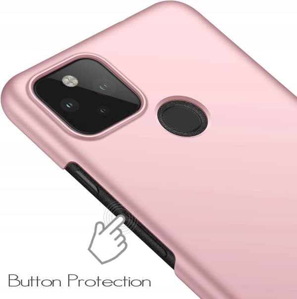 MATTA VAALEANPUNAINEN SUOJA GOOGLE PIXEL 5A 5G:LLE