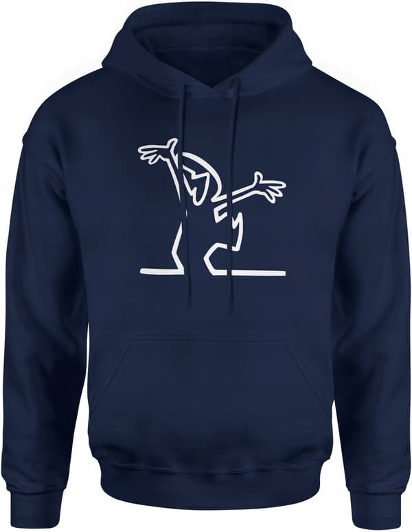 HERRSWEATSHIRT MED TRYCK ROLIG SWEATSHIRT MED TRYCK S