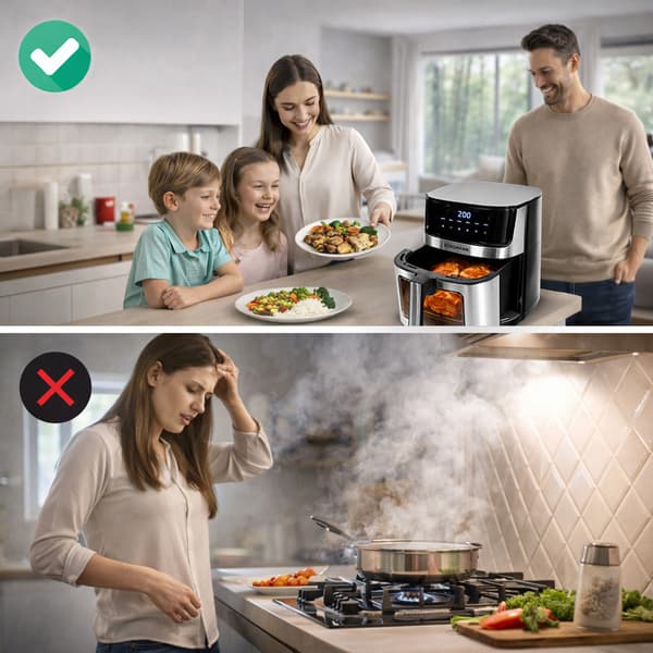 Bergmann YO 1 luftfrytøjer 7,5 l 2000W
