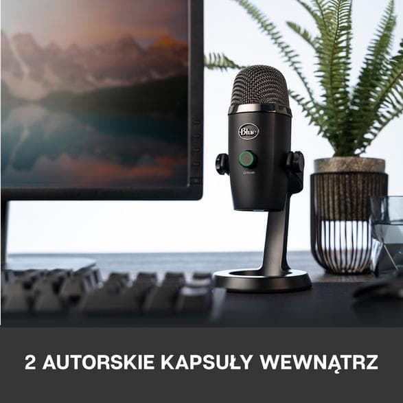 Mikrofon BLUE Yeti Nano Sort (Blackout)