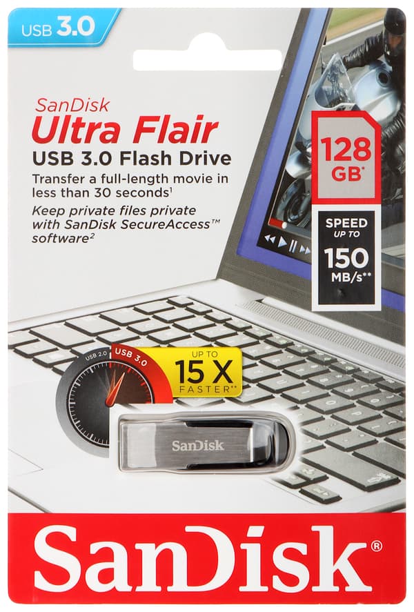 Pendrive FD-128/ultraflair-sandisk 128GB USB 3.0 sandisk