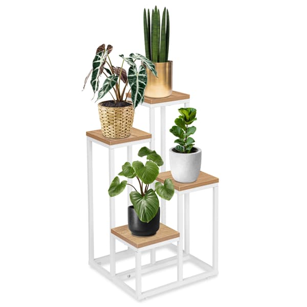 Mogren Craft vitt stående blomsterställ