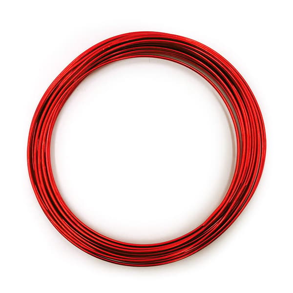Blomstertråd - Ring - 2mmx10m - Röd