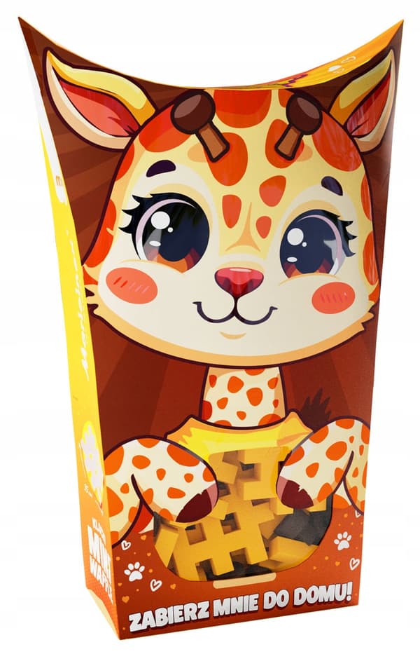 Marioinex Mini Waffle POKET PETS - GIRAFF-set