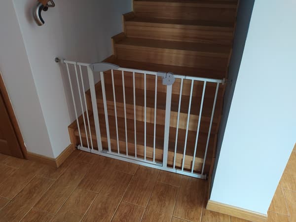 Sikkerhedslåge til trapper og døre, hvid