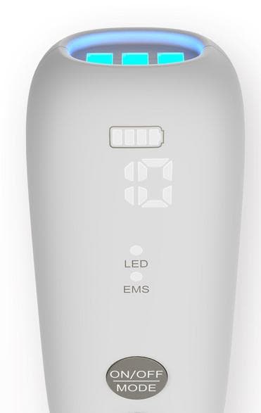 LED ansigtsmaske SILK`N EMS Hvid