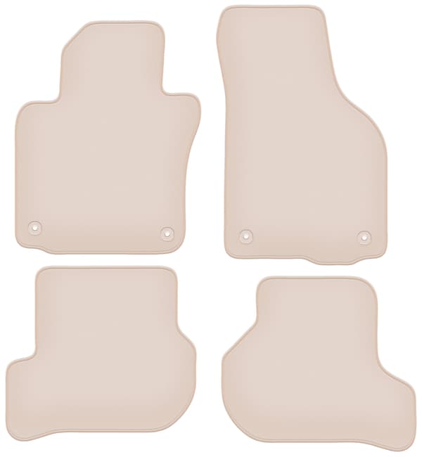 PREMIUM beige matot Skoda Yeti crossover 2009-2017 varten