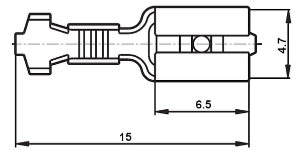 HVINDELIG STIK KSG-4.7/1.0*P100