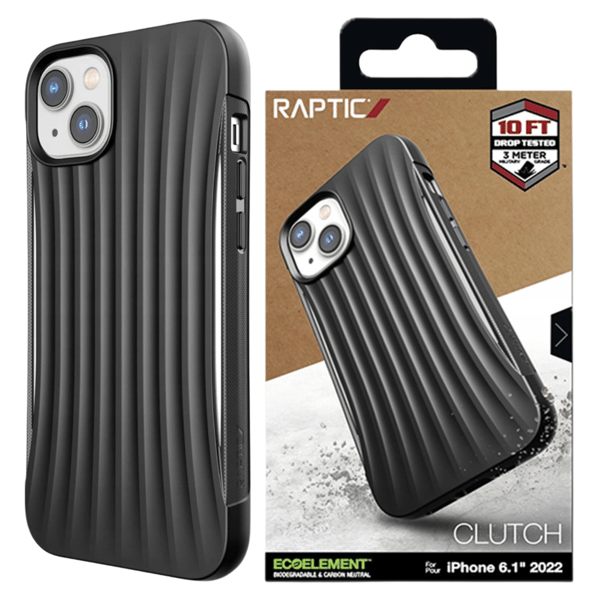 Raptic X-Doria Clutch-cover til iPhone 14 Plus, sort