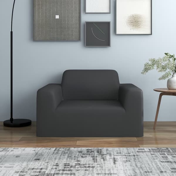 vidaXL Stretch Jersey Sofa Betræk Antracit