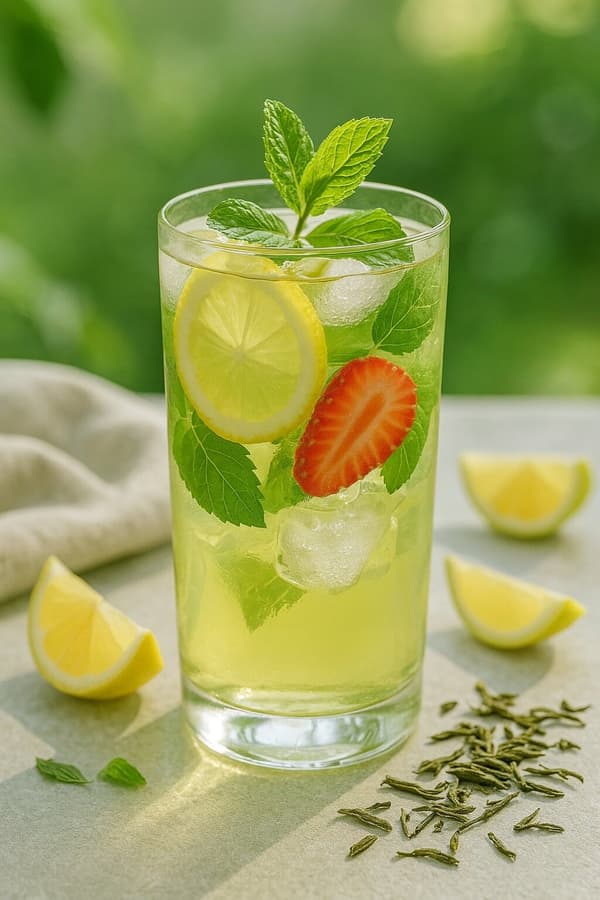 Grøn te Sommererindring 50 g med citron, mynte og lime