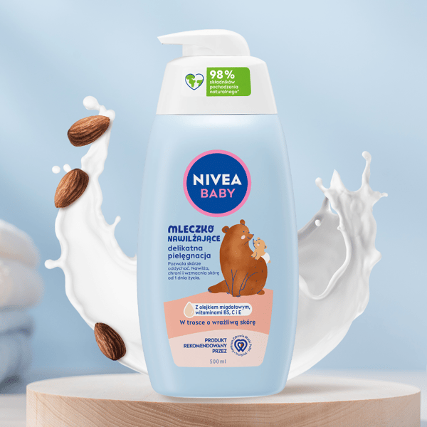 NIVEA BABY Fuktighetskräm skonsam hudvård 500 ml