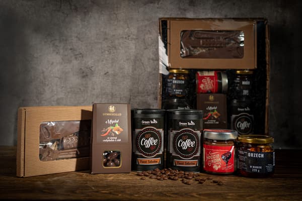 Presentkorg till Fars dag present choklad kaffe
