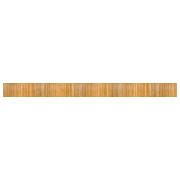 vidaXL Rektangulär matta, naturlig, 80x1000 cm, bambu