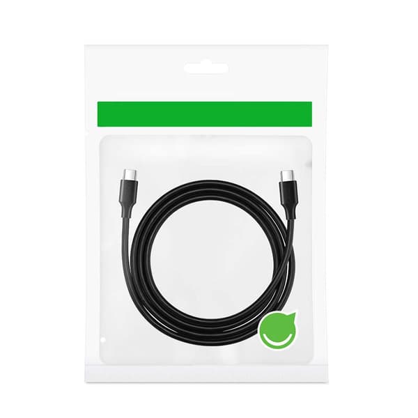USB-C - USB-C PD -kaapeli UGREEN US286 Power Delivery 60W 1m (musta)