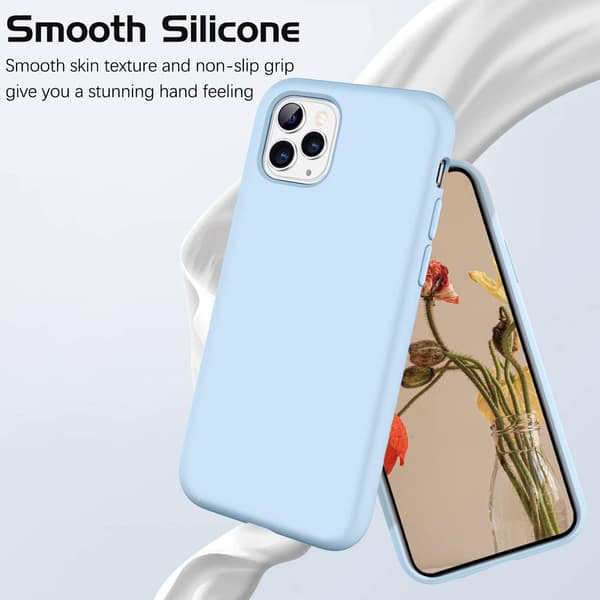 COVER TIL APPLE IPHONE 11 PRO MAX BLÅ SILIKONE BAGSIDER