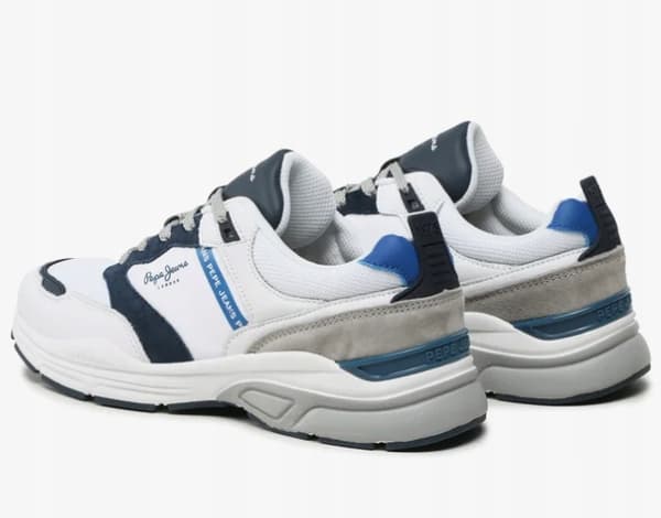 Pepe jeans hvide snøresko lav 46 AWE
