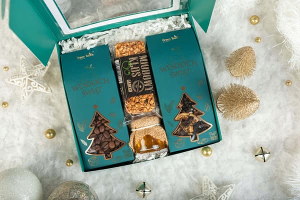 presentlåda set för mikkelsdag och jul te med kaffe bar honung
