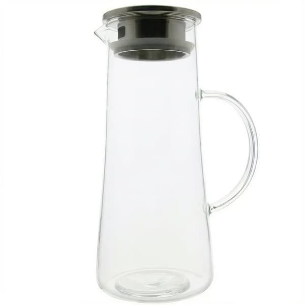 1,3L GLASKANDE MED LÅG TIL SERVERING AF TE, VAND, JUICE OG GLØGG