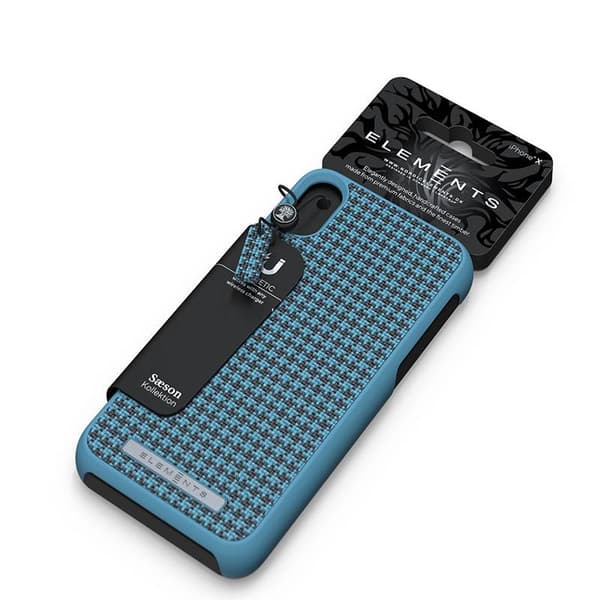 Nordic Elements Saeson Idun - iPhone Xs Max stofcover (petrol)