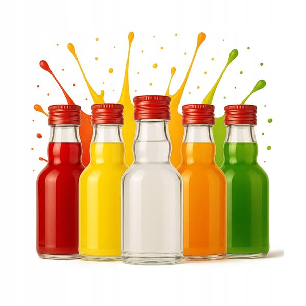 10X MINIATURFLASKE ELIXIR 50ML + LÅG LILLE GAVEFLASKE
