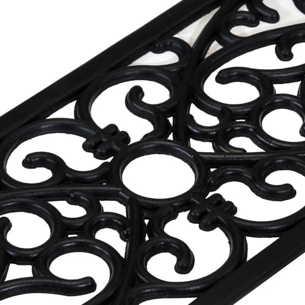 vidaXL Trappsteg, 10 st, 25x75 cm, gummi