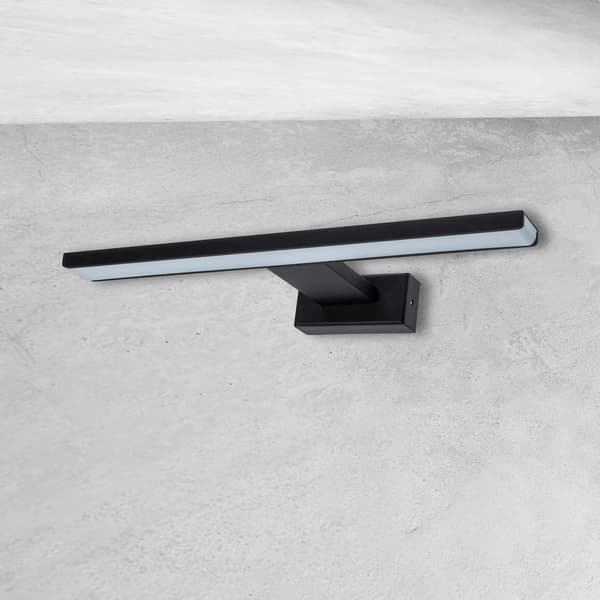 VÆGLAMPE SHINE IP44 LED SORT MILAGRO ML4377