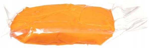 Ljusorange plastglasyr 250 g 1 förpackning