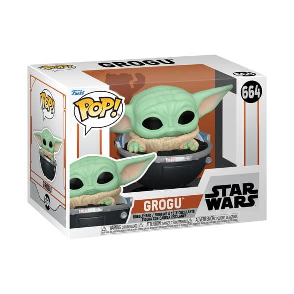 Funko Pop Star Wars Mandalorian S9 664 Grogu Pramalla -hahmo