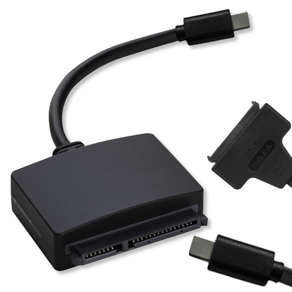 USB-C adapter til SATA 2.5 tommer HDD