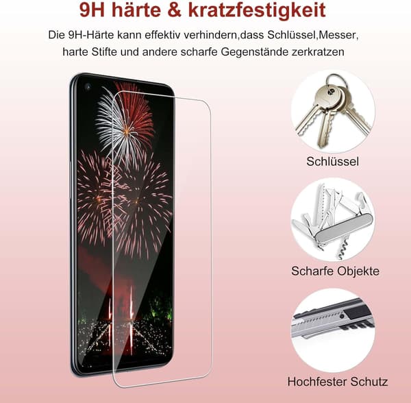 2X HÆRDET GLAS TIL ONEPLUS NORD 2 HØJ BESKYTTELSE, SOLID OG HOLDBAR