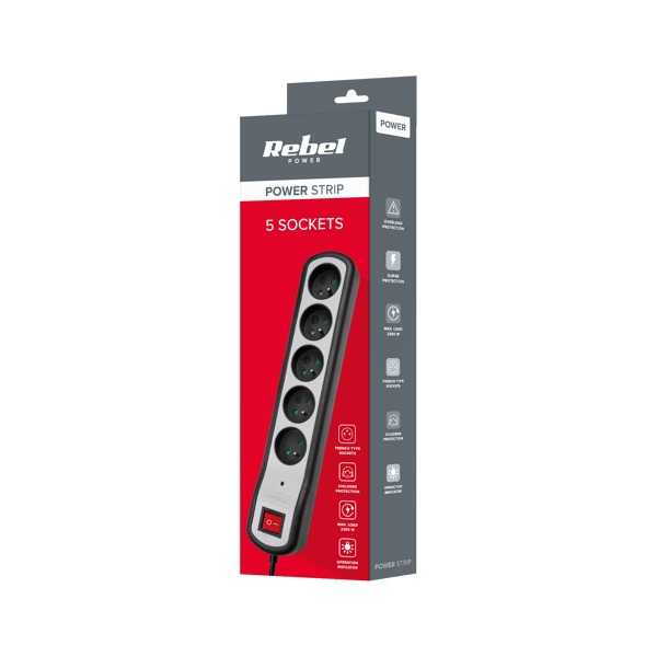 Rebel 3-stiks netværkssplitter