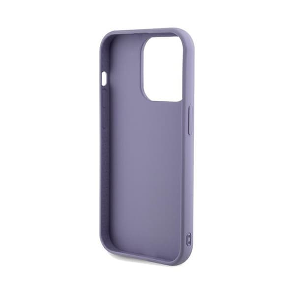 Guess Sequin Script Metal - iPhone 13 Pro Max -suojakuori (Violetti)