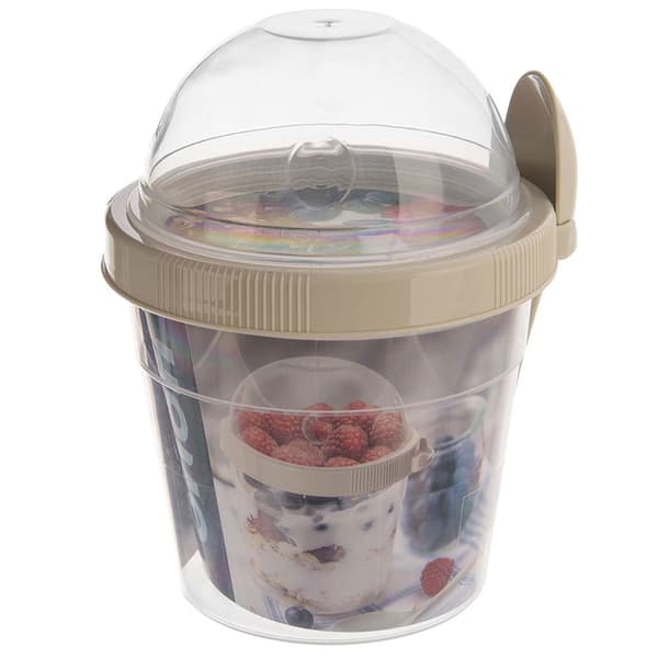 Yoghurtkopp med sked, lunchlåda 400 ml