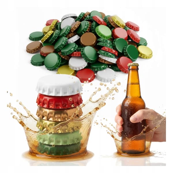 30x OLUTPULLOKORKIT 26mm Kotitekoinen Olut Siideri Kombucha Panimo PULLOILLE