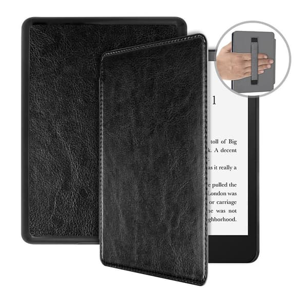 Remfodral för Kindle Paperwhite 5 (svart)