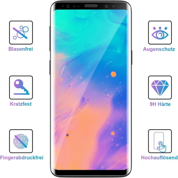 2x 9H hærdet glas til Samsung Galaxy S9+ solid beskyttelse