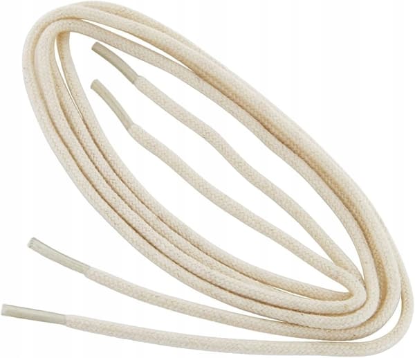 Collonil tunna krämfärgade skosnören 60 cm