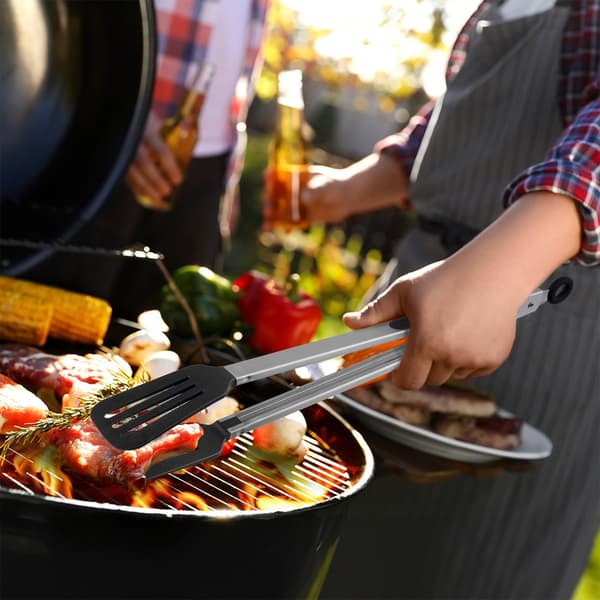 Stålgrilltænger 44 cm