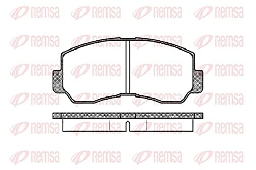 Remsa 0094.40 Bremseklodssæt, skivebremser