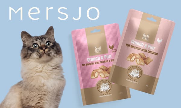 Kattegodbidder - Crunch & Purr: Bløde kyllingekiks Mersjö 40g