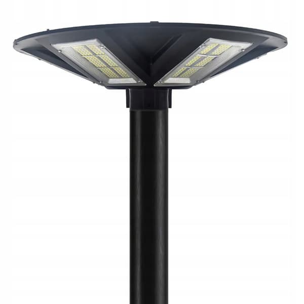LED-solcellslampa med rörelsesensor, 6 LED-paneler