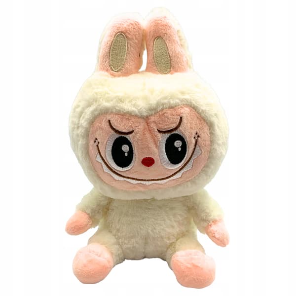Hymyilevä pehmolelu Bubu 25 cm + vaatteet