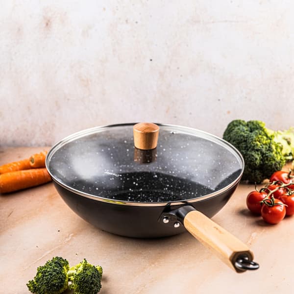 WOK MED MARMORLOCK 30 cm KINGHOFF KH-1984
