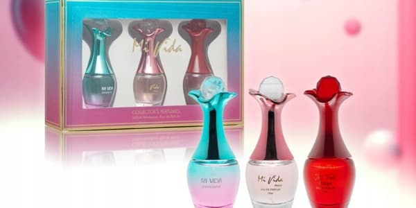 Deold - Mi Vida eau de parfum -setti 3 x 25 ml:n laatikossa