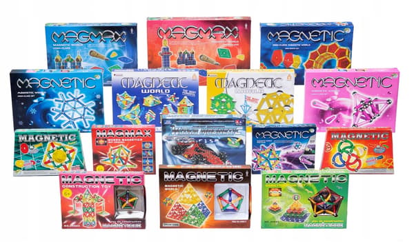 MAGNETISKE VINTERKLOKKE SÆT 84 DELE