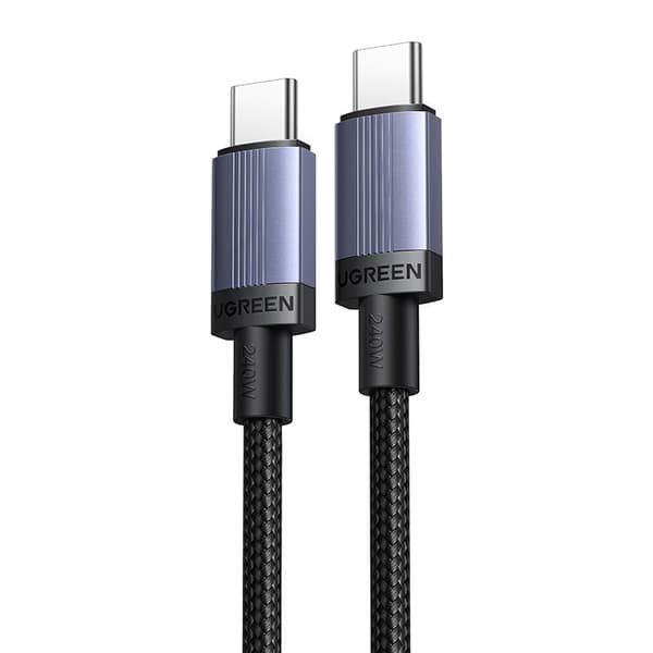 Ugreen L528 USB-C till USB-C-kabel, 240W, 2m (grå)