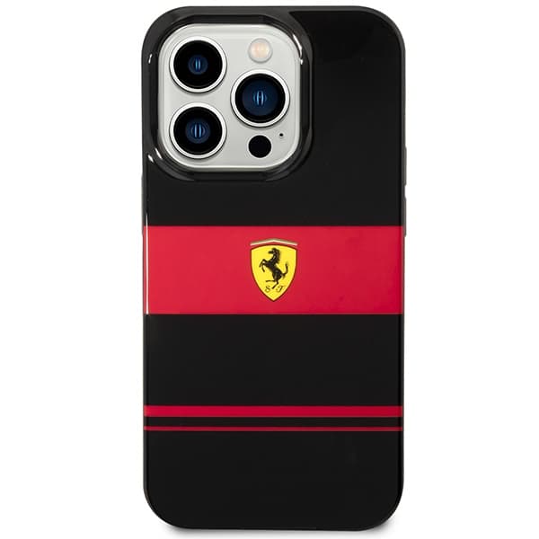 Ferrari FEHMP14LUCOK iPhone 14 Pro 6.1 sort/sort hårdt cover IMD Combi Magsafe