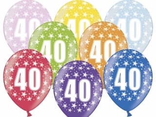 Ballonger med 40-årstryck, 1 st.