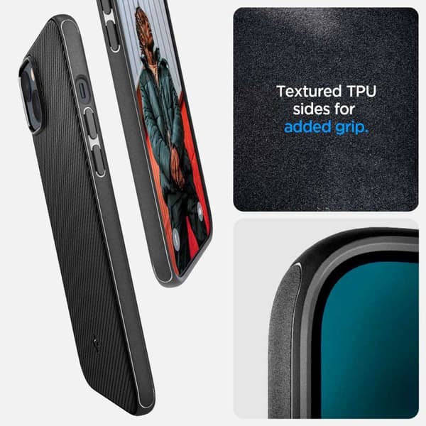 Spigen Mag Armor - Skal till iPhone 15 Plus / iPhone 14 Plus (Svart)